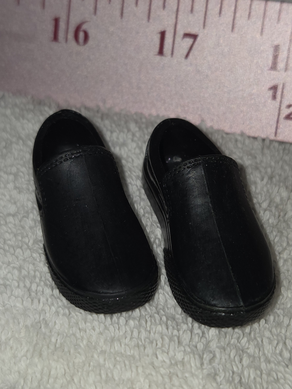 Mattel Monster High Black Doll Slip-On Shoes